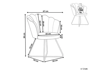 Fåtölj Lovelock - Vit, Svart/Bouclé - Möbler - Fåtölj & stolar - Fåtölj - Fåtölj utan armstöd