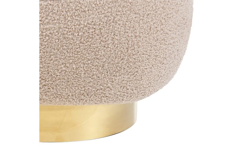 Fåtölj Loviisa - Beige, guld - Möbler - Fåtölj & stolar - Fåtölj - Fåtölj utan armstöd