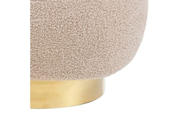 Fåtölj Loviisa - Beige, guld - Möbler - Fåtölj & stolar - Fåtölj - Fåtölj utan armstöd