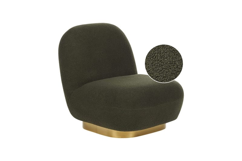 Fåtölj Loviisa, Grönt, guld