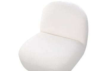 Fåtölj Loviisa - Vitt, guld - Möbler - Fåtölj & stolar - Fåtölj - Fåtölj utan armstöd