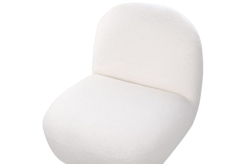 Fåtölj Loviisa - Vitt, guld - Möbler - Fåtölj & stolar - Fåtölj - Fåtölj utan armstöd