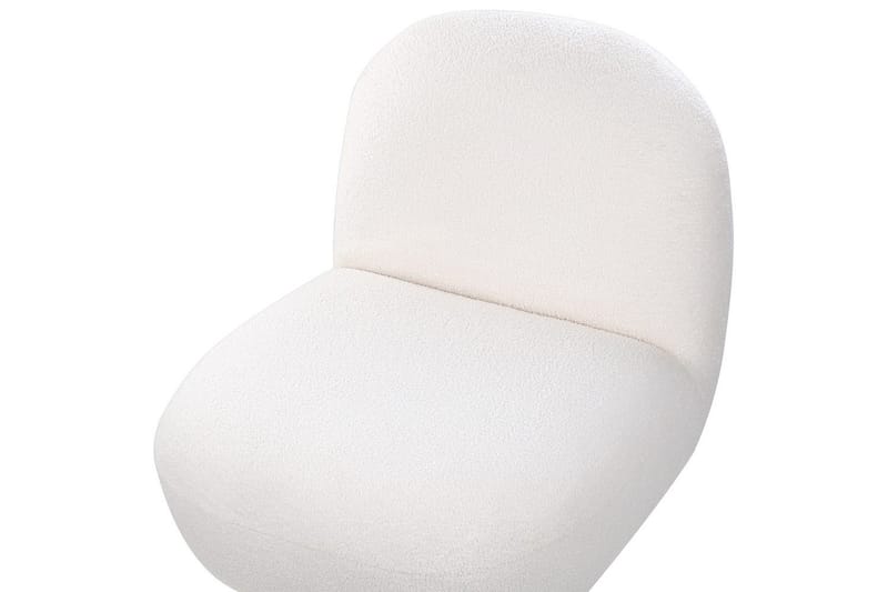 Fåtölj Loviisa - Vitt, guld - Möbler - Fåtölj & stolar - Fåtölj - Fåtölj utan armstöd