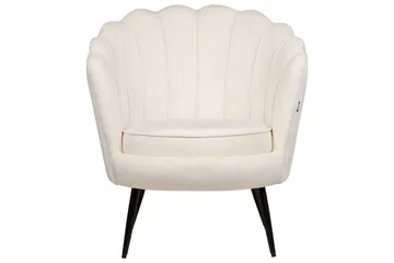 Fåtölj Lovikka Vit/Svart - Vit/Svart - Möbler - Fåtölj & stolar - Fåtölj