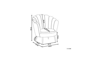 Fåtölj Lovikka Vit/Svart - Vit/Svart - Möbler - Fåtölj & stolar - Fåtölj