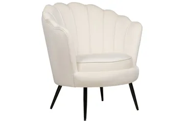 Fåtölj Lovikka Vit/Svart - Vit/Svart - Möbler - Fåtölj & stolar - Fåtölj - Clubfåtölj