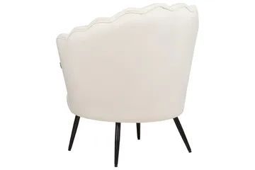 Fåtölj Lovikka Vit/Svart - Vit/Svart - Möbler - Fåtölj & stolar - Fåtölj - Clubfåtölj