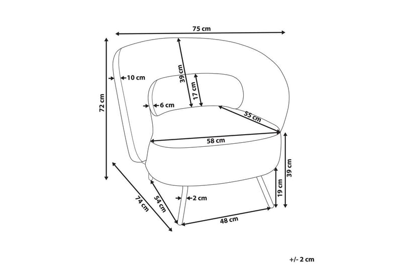 Fåtölj Makela - Möbler - Fåtölj & stolar - Fåtölj - Fåtölj utan armstöd