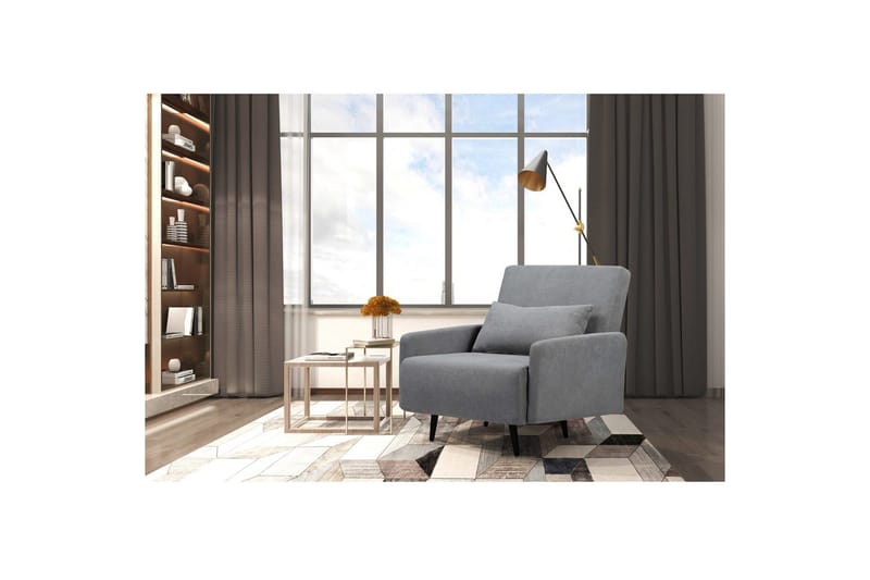 Fåtölj Mallory Antracit - Antracit - Möbler - Fåtölj & stolar - Fåtölj - Bäddfåtölj