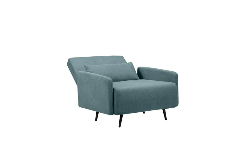 Fåtölj Mallory Petrol - Petrol - Möbler - Fåtölj & stolar - Fåtölj - Bäddfåtölj