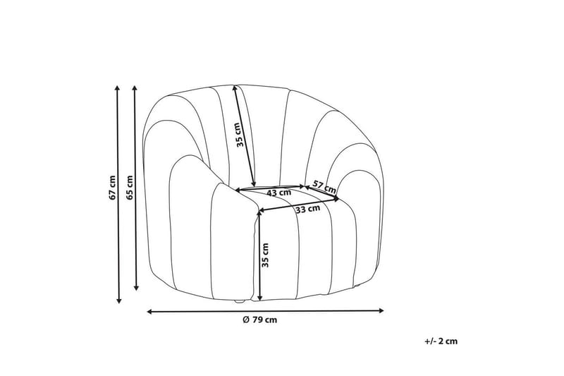 Fåtölj Malung - Vit - Möbler - Fåtölj & stolar - Fåtölj - Fåtölj utan armstöd