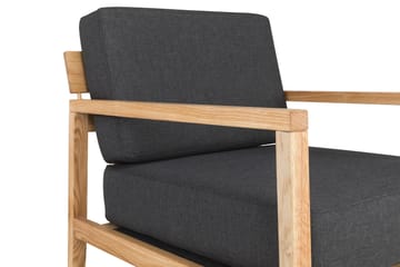 Fåtölj Melker - Ek|Mörkgrå - Möbler - Fåtölj & stolar - Fåtölj