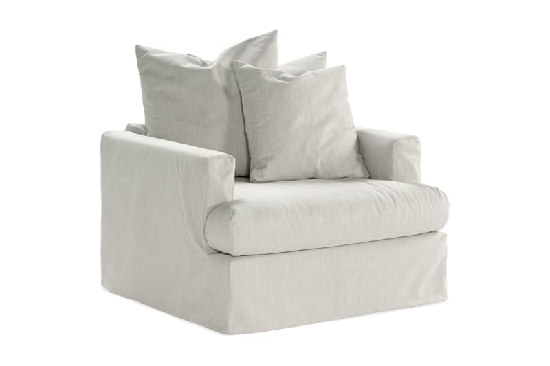 Fåtölj Menard Tvättbar & avtagbar klädsel - Beige - Möbler - Fåtölj & stolar - Fåtölj