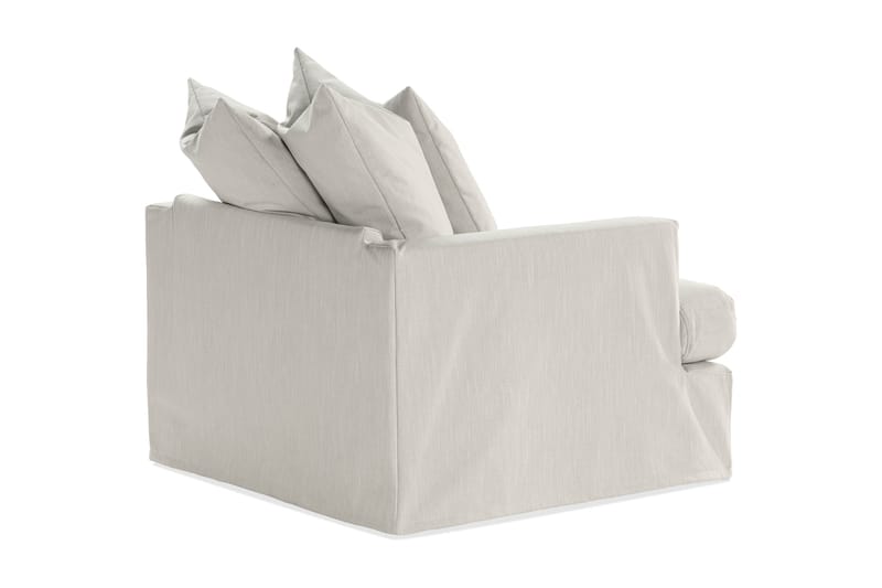 Fåtölj Menard Tvättbar & avtagbar klädsel - Beige - Möbler - Fåtölj & stolar - Fåtölj