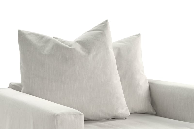 Fåtölj Menard Tvättbar & avtagbar klädsel - Beige - Möbler - Fåtölj & stolar - Fåtölj