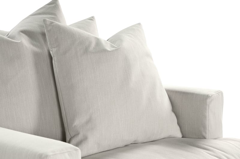 Fåtölj Menard Tvättbar & avtagbar klädsel - Beige - Möbler - Fåtölj & stolar - Fåtölj