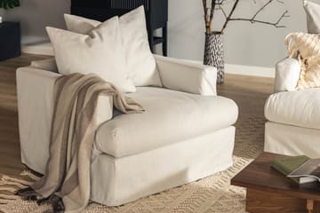Fåtölj Menard Tvättbar & avtagbar klädsel - Beige - Möbler - Fåtölj & stolar - Fåtölj