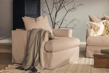 Fåtölj Menard Tvättbar & avtagbar klädsel - Beige - Möbler - Fåtölj & stolar - Fåtölj