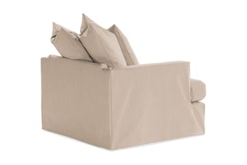 Fåtölj Menard Tvättbar & avtagbar klädsel - Beige - Möbler - Fåtölj & stolar - Fåtölj
