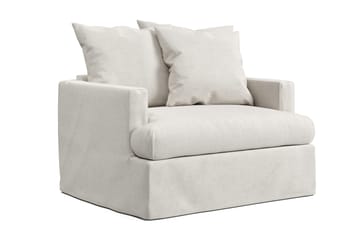 Fåtölj Menard Tvättbar & avtagbar klädsel - Beige - Möbler - Fåtölj & stolar - Fåtölj