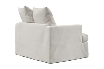 Fåtölj Menard Tvättbar & avtagbar klädsel - Beige - Möbler - Fåtölj & stolar - Fåtölj
