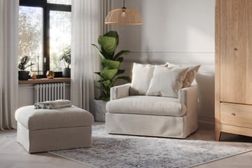 Fåtölj Menard Tvättbar & avtagbar klädsel - Beige - Möbler - Fåtölj & stolar - Fåtölj