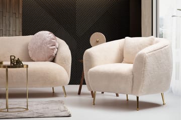Fåtölj Moe - Beige - Möbler - Fåtölj & stolar - Fåtölj