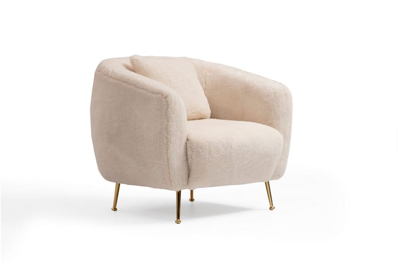 Fåtölj Moe - Beige - Möbler - Fåtölj & stolar - Fåtölj