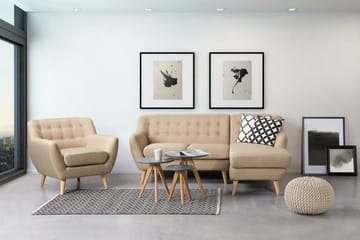 Fåtölj Motala - Beige - Möbler - Fåtölj & stolar - Fåtölj
