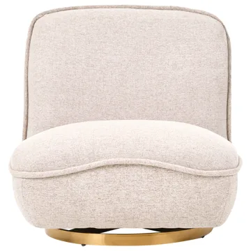 Fåtölj Muren - Beige - Möbler - Fåtölj & stolar - Fåtölj - Snurrfåtölj