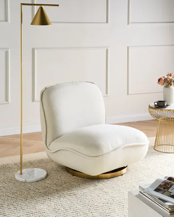 Fåtölj Muren - Off-White - Möbler - Fåtölj & stolar - Fåtölj - Snurrfåtölj