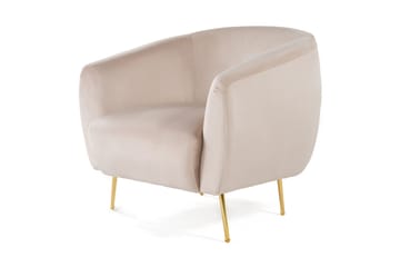 Fåtölj Narayn - Beige - Möbler - Fåtölj & stolar - Fåtölj