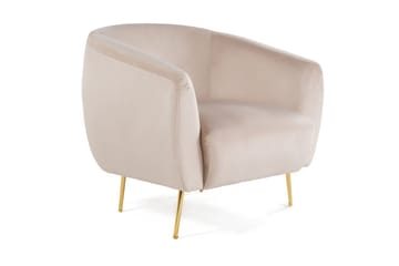 Fåtölj Narayn - Beige - Möbler - Fåtölj & stolar - Fåtölj