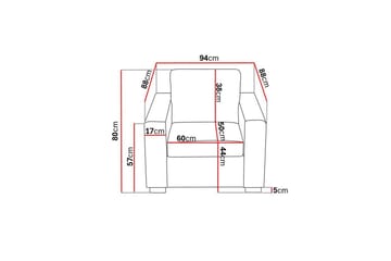 Fåtölj Nevada - Beige - Möbler - Fåtölj & stolar - Fåtölj