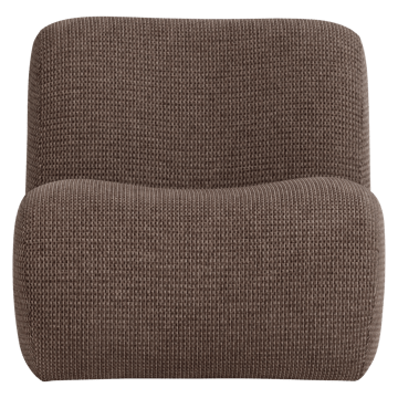 Fåtölj Nomu - Brun Melange - Möbler - Fåtölj & stolar - Fåtölj - Fåtölj utan armstöd