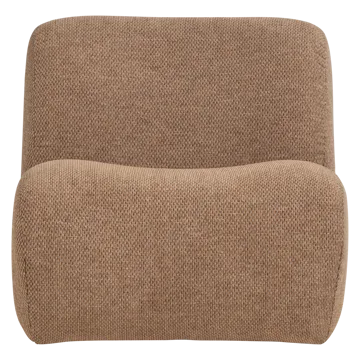 Fåtölj Nomu - Ljusbrun Melange - Möbler - Fåtölj & stolar - Fåtölj - Fåtölj utan armstöd