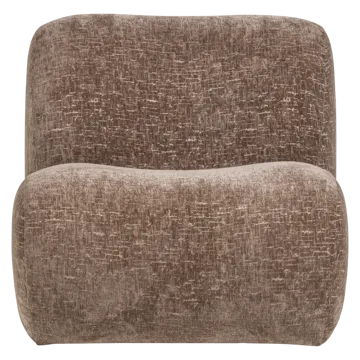 Fåtölj Nomu - Ljusbrun - Möbler - Fåtölj & stolar - Fåtölj - Fåtölj utan armstöd