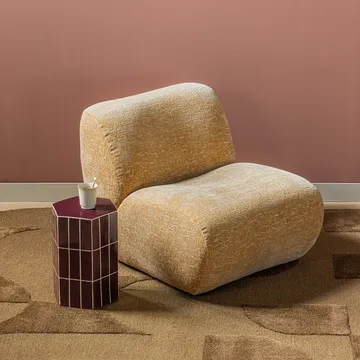 Fåtölj Nomu - Ljusgul - Möbler - Fåtölj & stolar - Fåtölj - Fåtölj utan armstöd