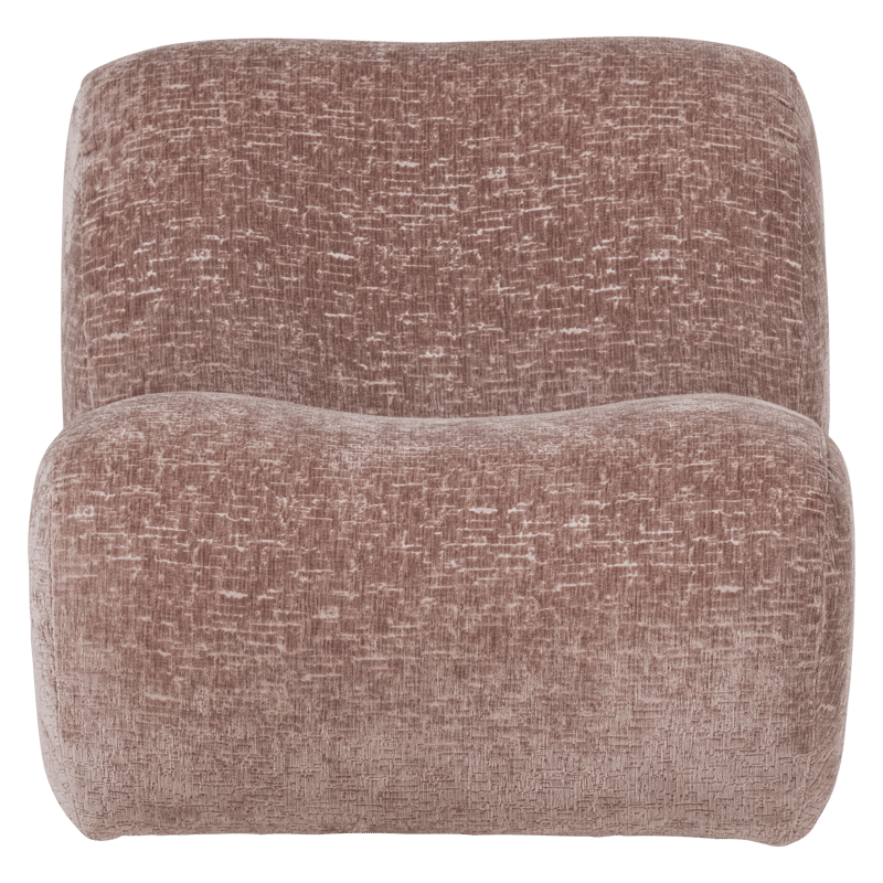 Fåtölj Nomu - Ljusrosa - Möbler - Fåtölj & stolar - Fåtölj - Fåtölj utan armstöd