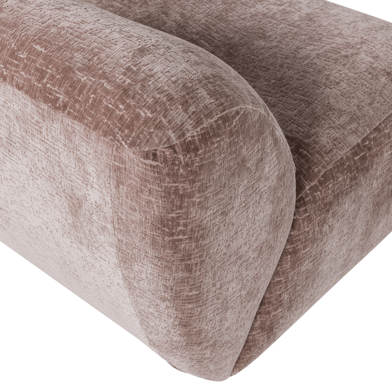 Fåtölj Nomu - Ljusrosa - Möbler - Fåtölj & stolar - Fåtölj - Fåtölj utan armstöd