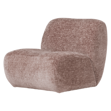 Fåtölj Nomu - Ljusrosa - Möbler - Fåtölj & stolar - Fåtölj - Fåtölj utan armstöd