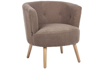 Fåtölj Odenzen Brunt/ljust trä - Brunt/ljust trä - Möbler - Fåtölj & stolar - Fåtölj - Fåtölj utan armstöd