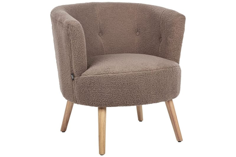 Fåtölj Odenzen Brunt/ljust trä - Brunt/ljust trä - Möbler - Fåtölj & stolar - Fåtölj - Fåtölj utan armstöd