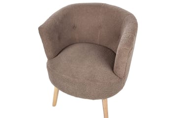 Fåtölj Odenzen Brunt/ljust trä - Brunt/ljust trä - Möbler - Fåtölj & stolar - Fåtölj - Fåtölj utan armstöd