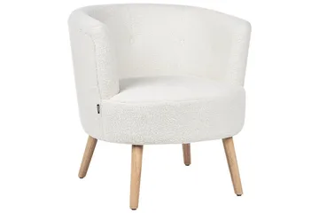 Fåtölj Odenzen Vit/ljust trä - Vit/ljust trä - Möbler - Fåtölj & stolar - Fåtölj - Fåtölj utan armstöd