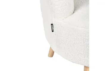 Fåtölj Odenzen Vit/ljust trä - Vit/ljust trä - Möbler - Fåtölj & stolar - Fåtölj - Fåtölj utan armstöd