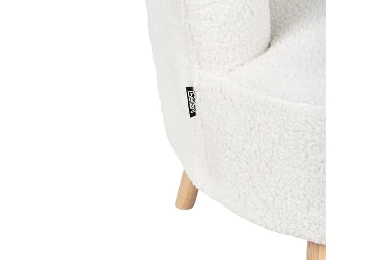 Fåtölj Odenzen Vit/ljust trä - Vit/ljust trä - Möbler - Fåtölj & stolar - Fåtölj - Fåtölj utan armstöd