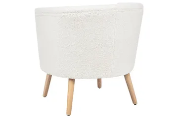 Fåtölj Odenzen Vit/ljust trä - Vit/ljust trä - Möbler - Fåtölj & stolar - Fåtölj - Fåtölj utan armstöd