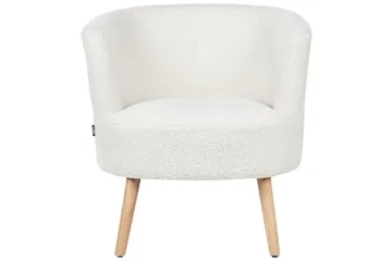 Fåtölj Odenzen Vit/ljust trä - Vit/ljust trä - Möbler - Fåtölj & stolar - Fåtölj - Fåtölj utan armstöd