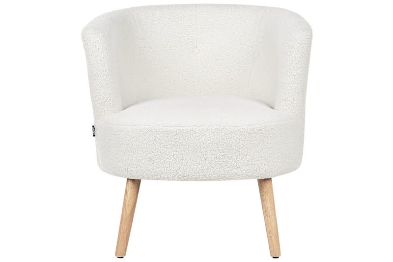 Fåtölj Odenzen Vit/ljust trä - Vit/ljust trä - Möbler - Fåtölj & stolar - Fåtölj - Fåtölj utan armstöd
